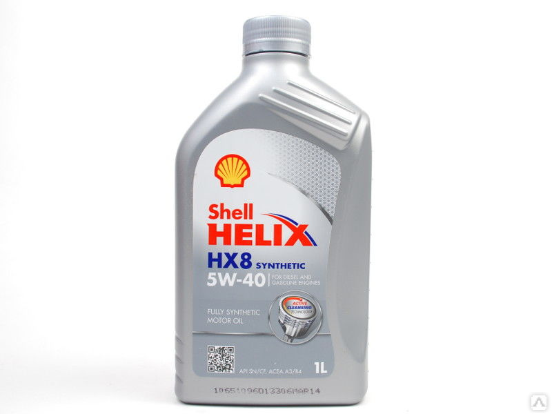 Масло Shell HELIX HX8 5w40  1л син.