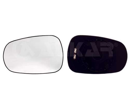 Стекло зеркала Renault маленького с подогревом (ALKAR) левое/правое