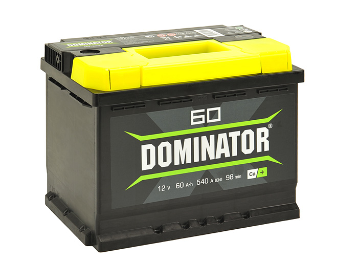 Аккумулятор 6СТ-60 (L) Dominator (прям)